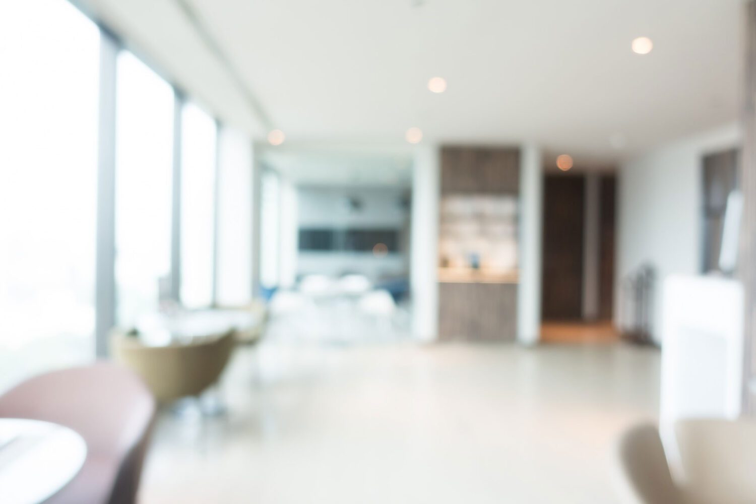 Blurred image of an office - Mid-West Local Area Employment Services (MWLAES)
